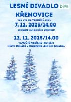 Vánoční akce v lesním divadle 2025 - pozvánka